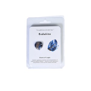 Sodalite Polished Heart Gift Pack 95mm